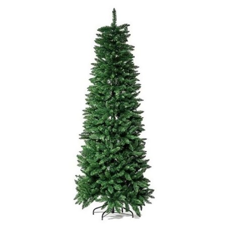 ALBERO NATALE "LEON SLIM" H.180CM BASE 75CM&amp BSP  RAMI 738