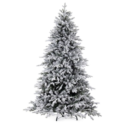 DettagliALBERO INNEVATO. STRUTTURA DEI RAMI E BASE IN METALLO. MATERIALE DEGLI AGHI PE STAMPATO AD INIEZIONE E PVC. APERTURA FAC