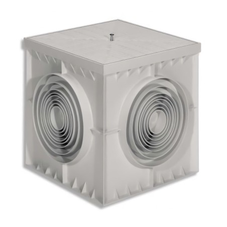   POZZETTO MONOLITICO 300X300 EKO     SENZA COPERCHIOPozzetto di forma cubica con dimensioni varie dal 200 x 200 fino al 550 x 5