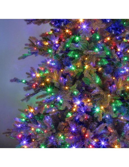 215 ALBERO ABETE ALPINO C/600 LED 1210 TIPS PVC+P GREEN/WARM/MULTICOLOR LED