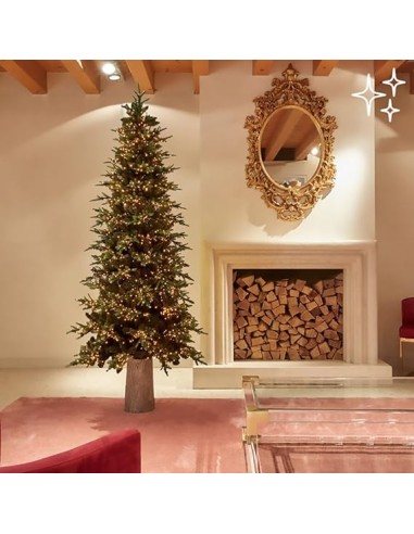 ALBERO DI NATALI PINO LUXURY NEW SLIM H210CM D110C M 3000LED DI Enzo De Gasperi