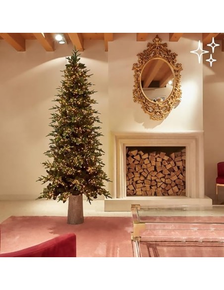 ALBERO DI NATALI PINO LUXURY NEW SLIM H210CM D110C M 3000LED DI Enzo De Gasperi