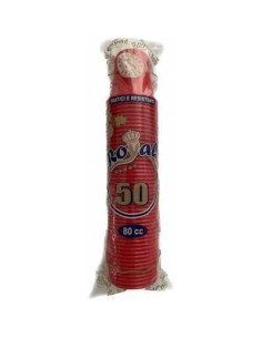 BICCHIERI ROSSI 80CC