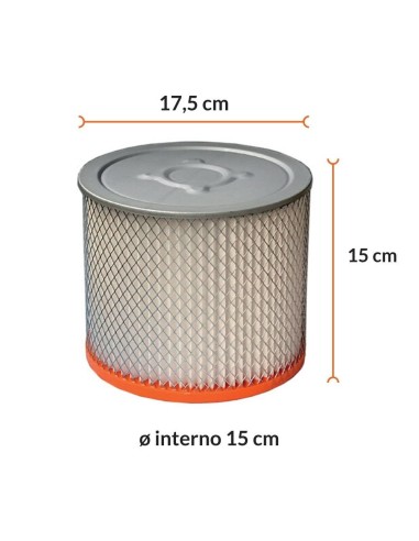 FILTRO BIDONE ASPIRACENERE ASHLEY 100-300