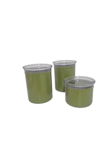 SET 3 BARATTOLI CHEF LINE VERDE