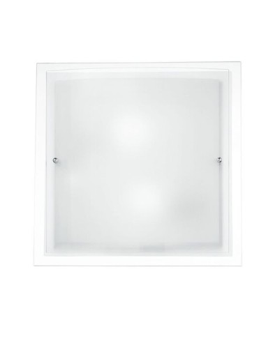 PLAFONIERA ALABASTRO BIANCA 4XE27 50X50X13 5CM
