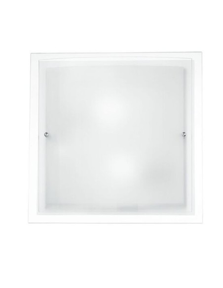 PLAFONIERA ALABASTRO BIANCA 4XE27 50X50X13 5CM