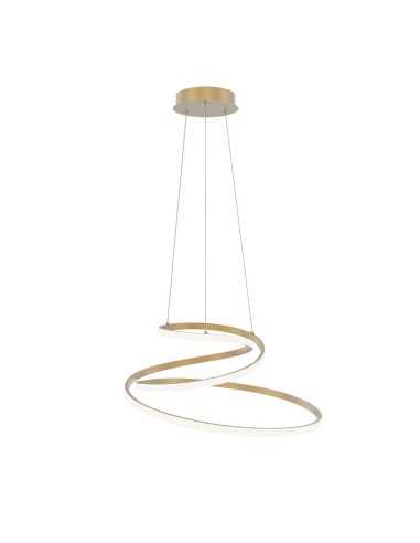 SOSPENSIONE LED COASTER ORO 60W 8000LM CCT 60X28XM