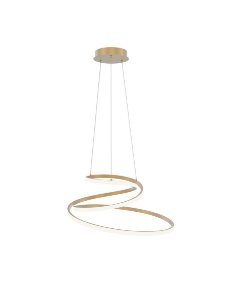 SOSPENSIONE LED COASTER ORO 60W 8000LM CCT 60X28XM