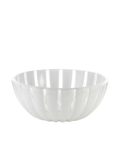 CONTENITORE L 25 CM GRACE TRASPARENTE BIANCO