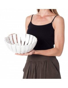 CONTENITORE XL 30 CM GRACE BIANCO 2