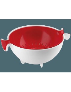 SET SCOLATUTTO CON CONTENITORE SPIN D ROSSO