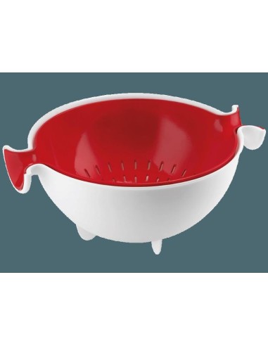 SET SCOLATUTTO CON CONTENITORE SPIN D ROSSO