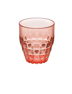 BICCHIERE BASSO TIFFANY ROSA CORALLO