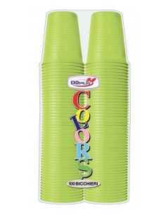 DOPLA BICCHIERI  VERDI 200CCX50X2.