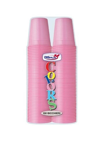 DOPLA BICCHIERI ROSA 200CCX50X2.