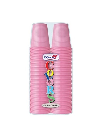 DOPLA BICCHIERI ROSA 200CCX50X2.