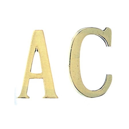NUMERO CIVICO OTTONE LETTERA-B&NBSP  H7,5CM