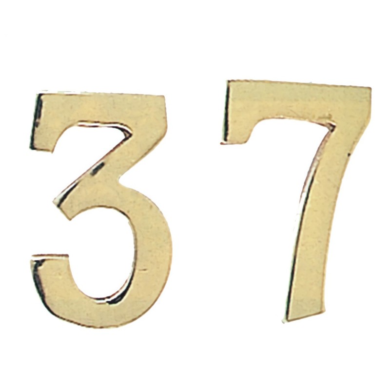NUMERO CIVICO OTTONE&NBSP  N.5 H10CM